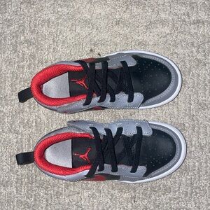 Nike Jordan brand new shoes size 9 for toddlers (red gray and black)